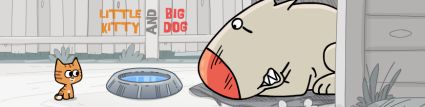 Little Kitty and Big Dog - short cartoon